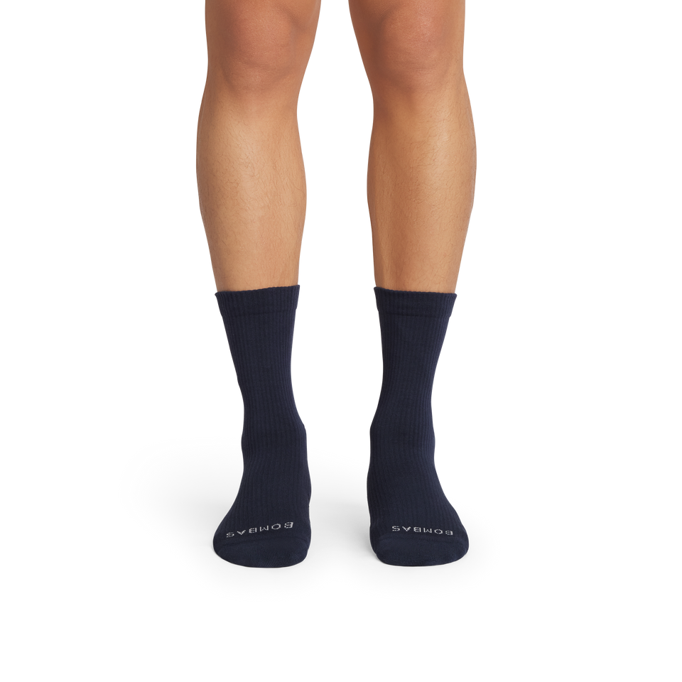 Modern Rib Half Calf Socks - midnight navy MO1 [10047]