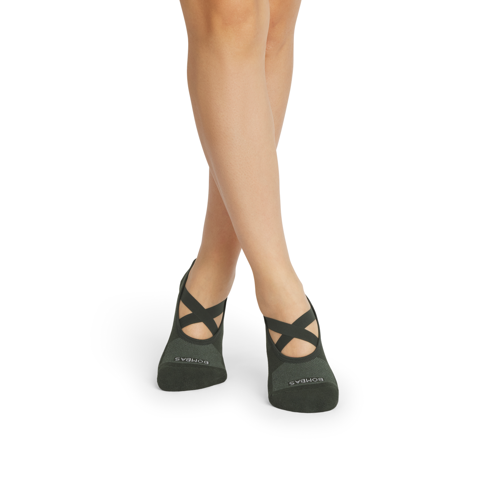 Studio Gripper Ballet No Show Socks - midnight olive WO1 [10119]