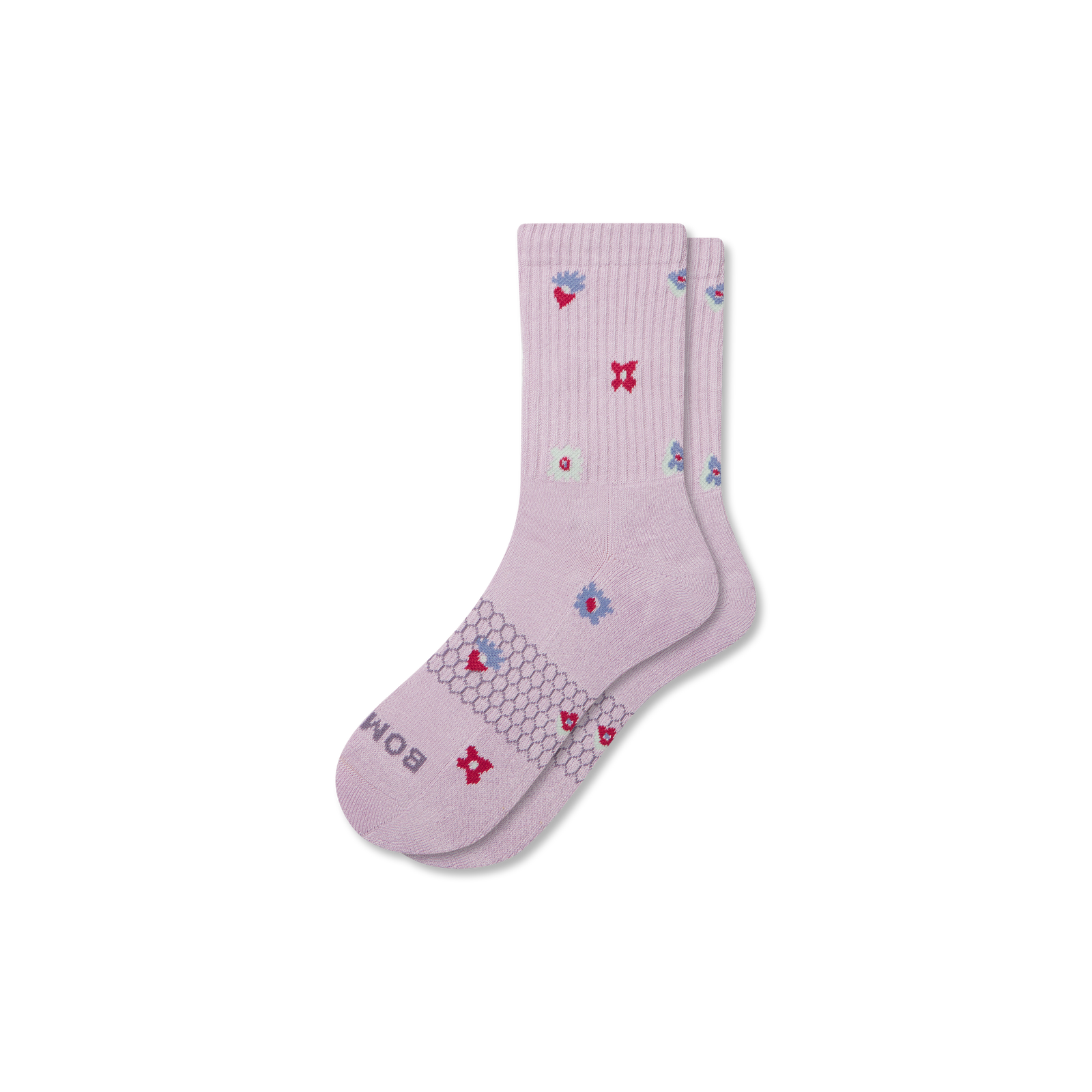 Women’s Garden Party Half Calf Sock - washed lavender L [10149]