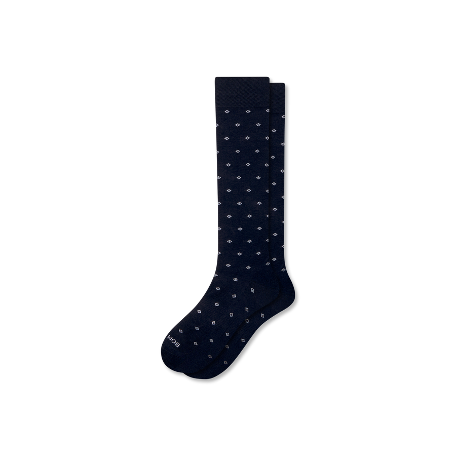 Men's Dress Over the Calf Socks - Studio No Show Pair