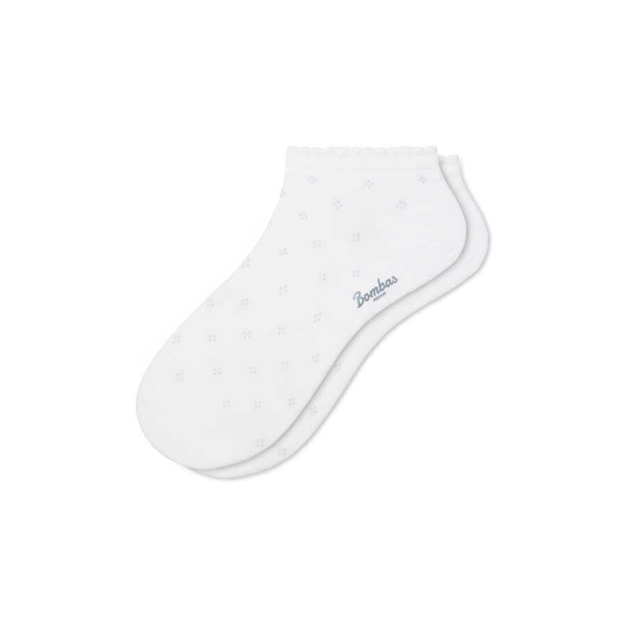 Women’s Scallop Lightweight Ankle Socks - Trail Shift Move