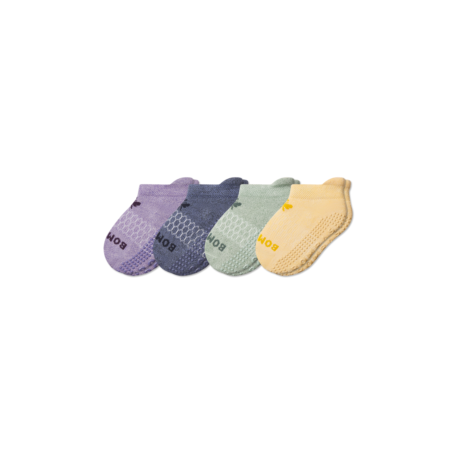 Toddler Gripper Ankle Socks - sage blue mix L [10493]