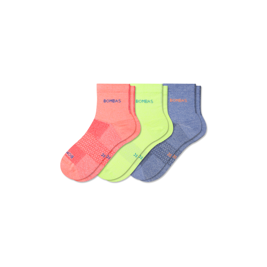 Women's UltraLite Sport Quarter Sock 3-Pack - Steady Travel Fit