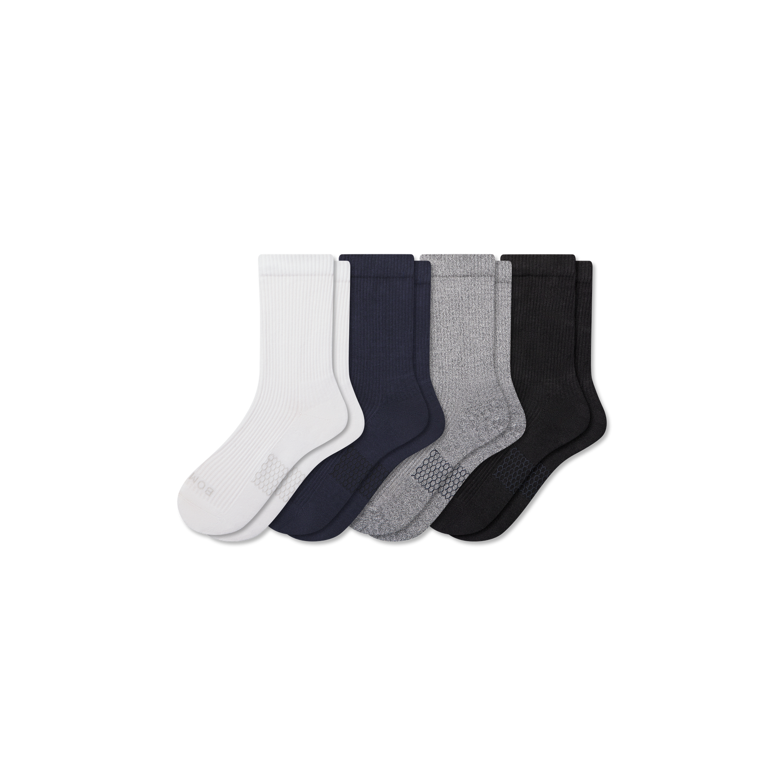 Modern Rib Half Calf Socks - core mix L [10617]