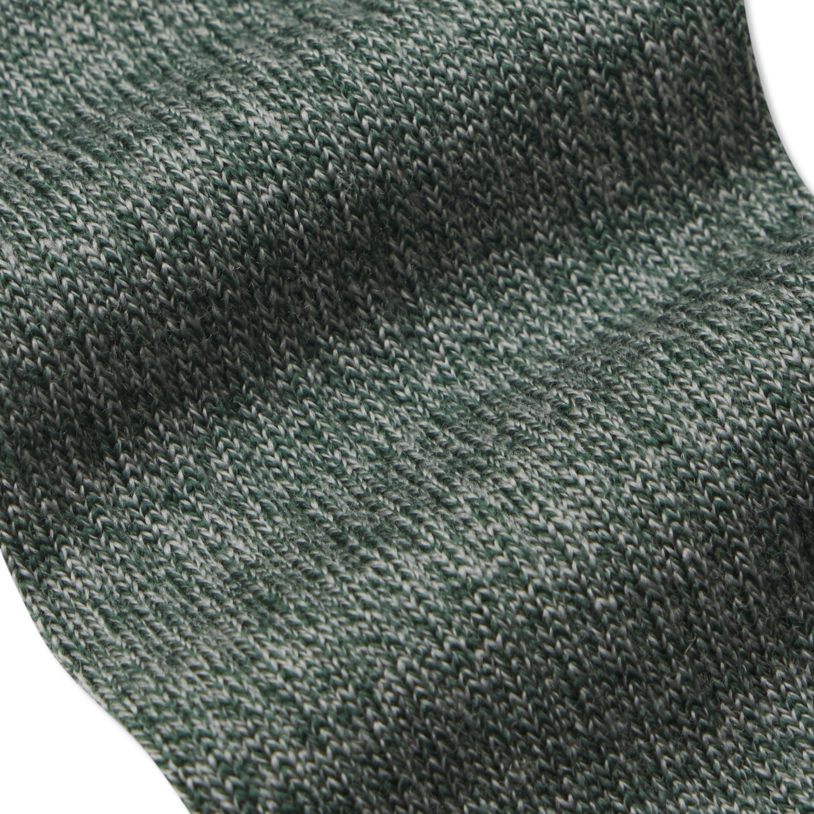 Merino Wool Blend Calf Socks - dark balsam soft white Detail [10632]