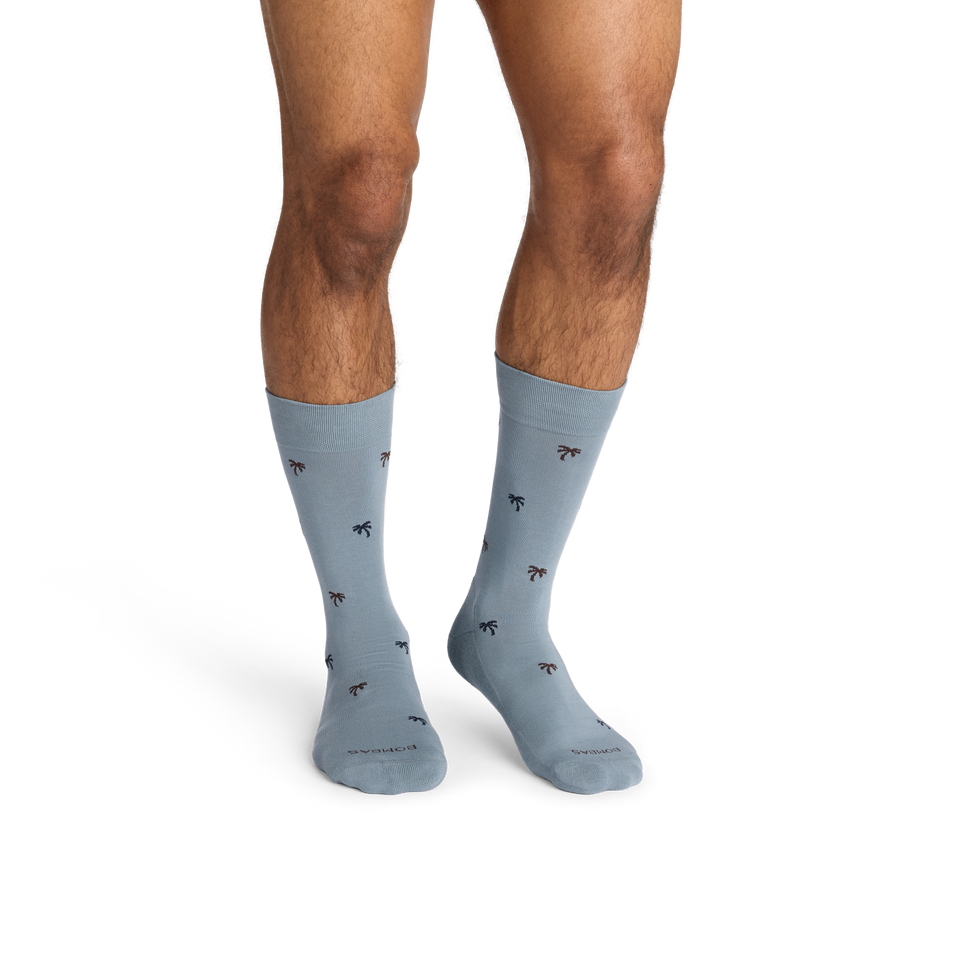 Dress Calf Socks - sea storm MO1 [10801]