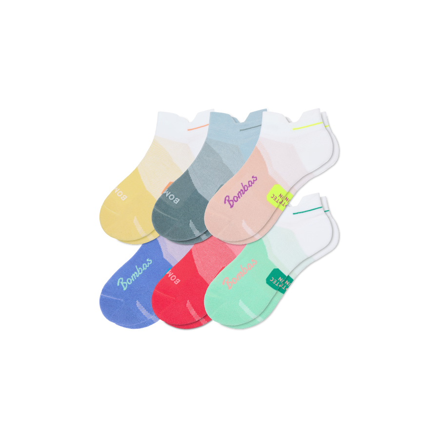 Women's Run Ankle Sock 6-Pack - Classic Lounge Comfort