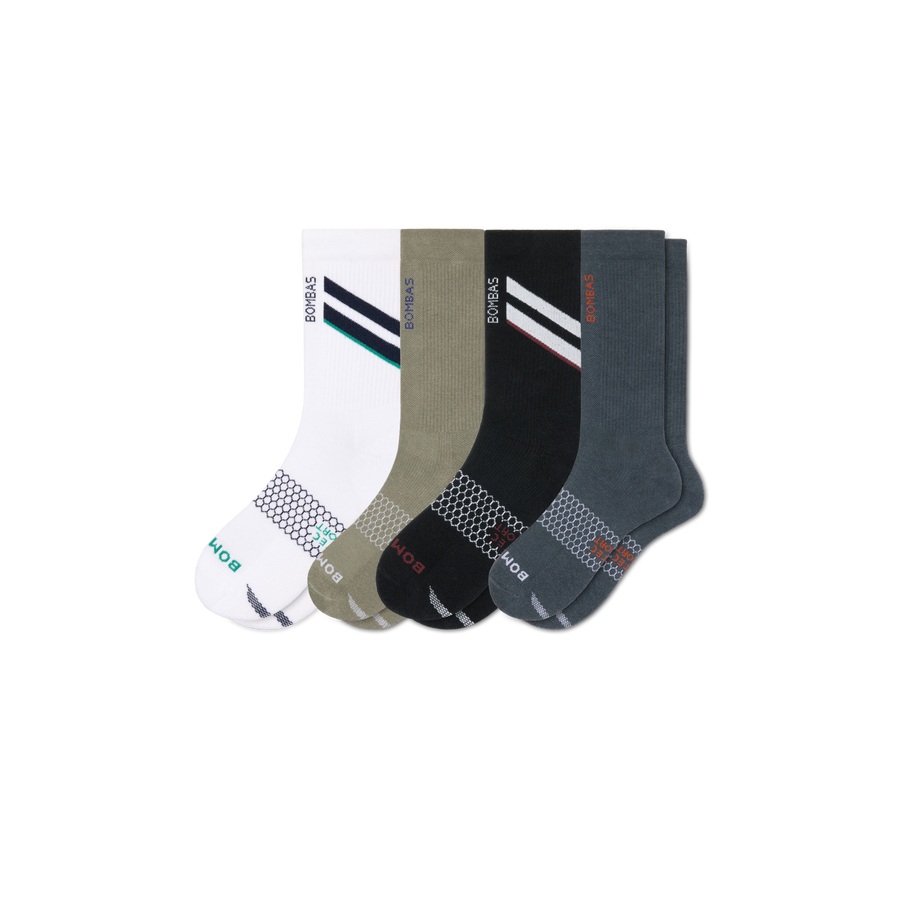 Men's All Sport Calf Sock 4-Pack - Light Hike Rotation