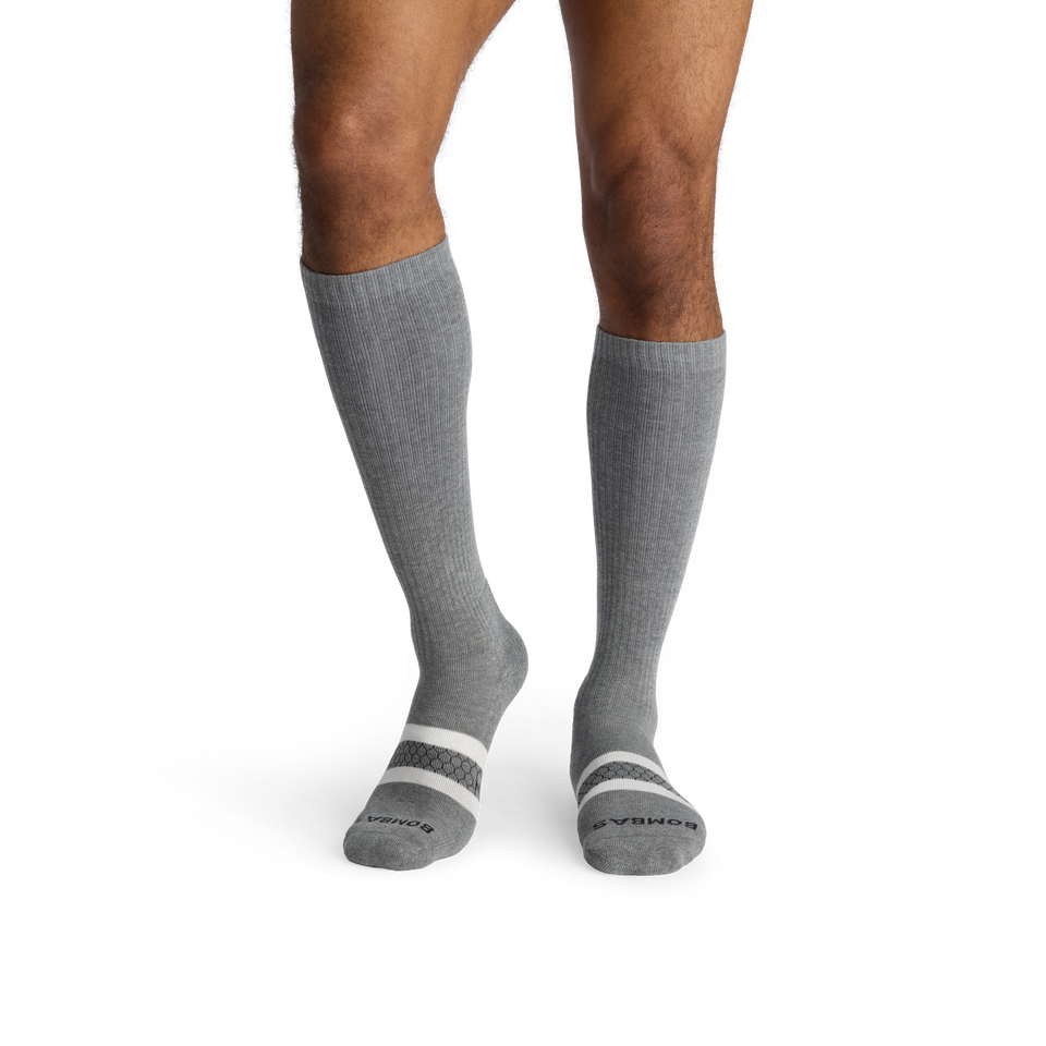 Casual_Compression Knee_High - Grey_Heather MO1 [11322]