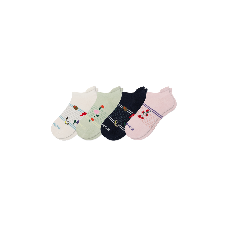 Women's Dinner Party Ankle Sock 4-Pack - Weekend Hike Cushion