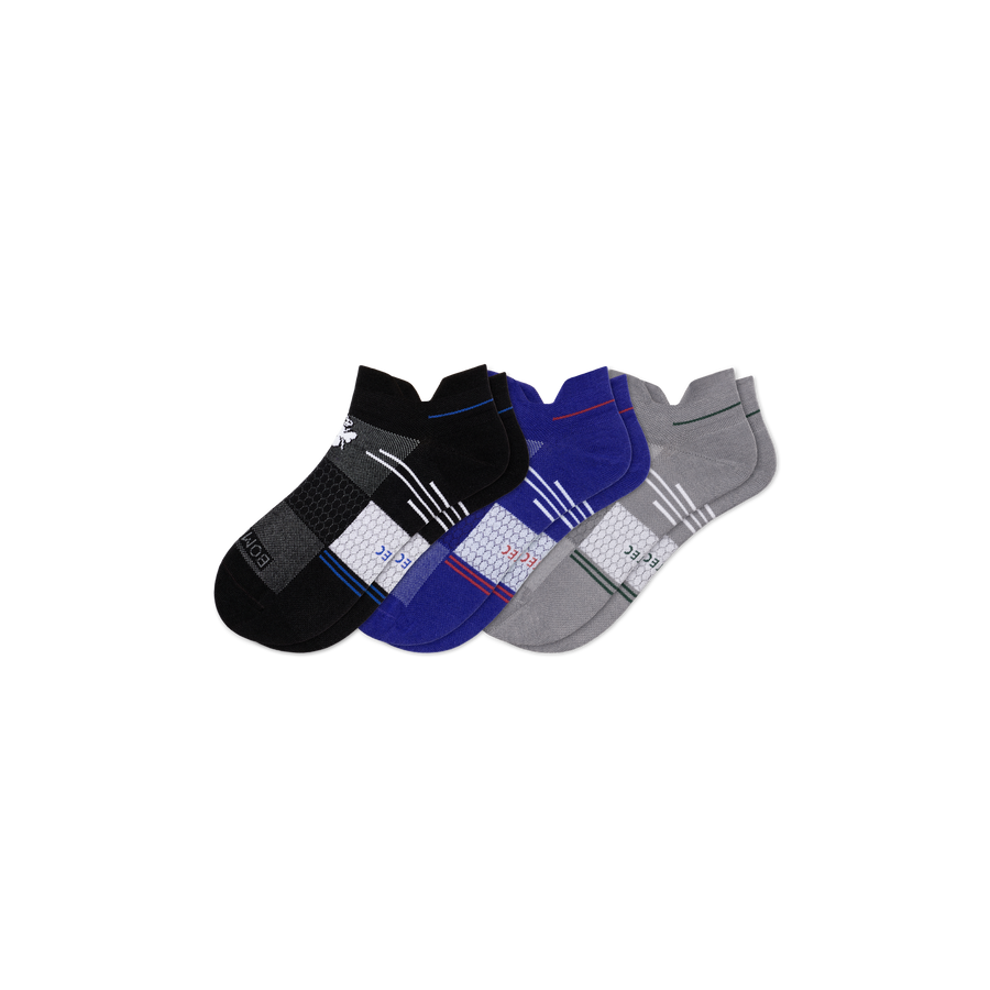 Men's UltraLite Sport Ankle Sock 3-Pack - Everyday Weekend Comfort