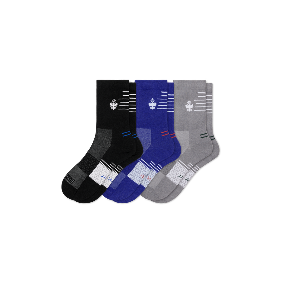 Men's UltraLite Sport Half Calf Sock 3-Pack - Classic Run Rotation