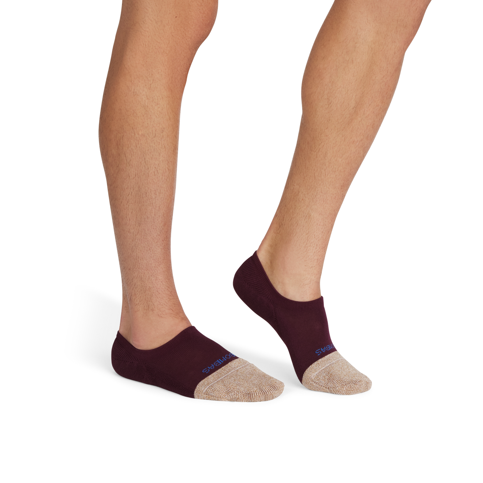 Cushioned No Show Socks - midnight plum twine MO1 [3023]