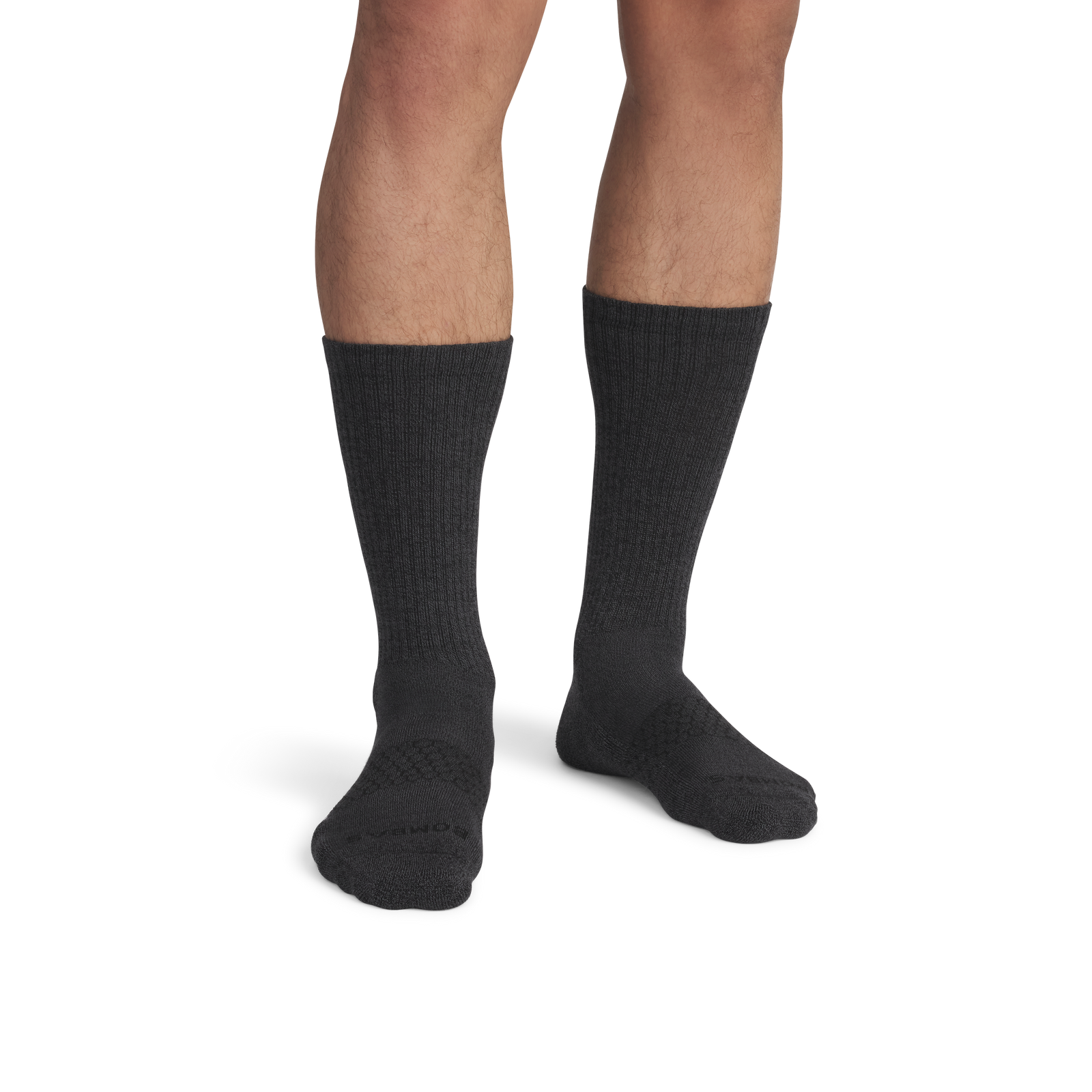 Marl Calf Socks - Black / Washed Black MO1 [3129]