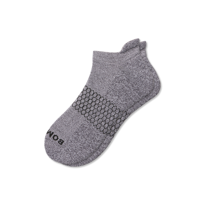 Marl Ankle Socks - Charcoal / White L [3360]