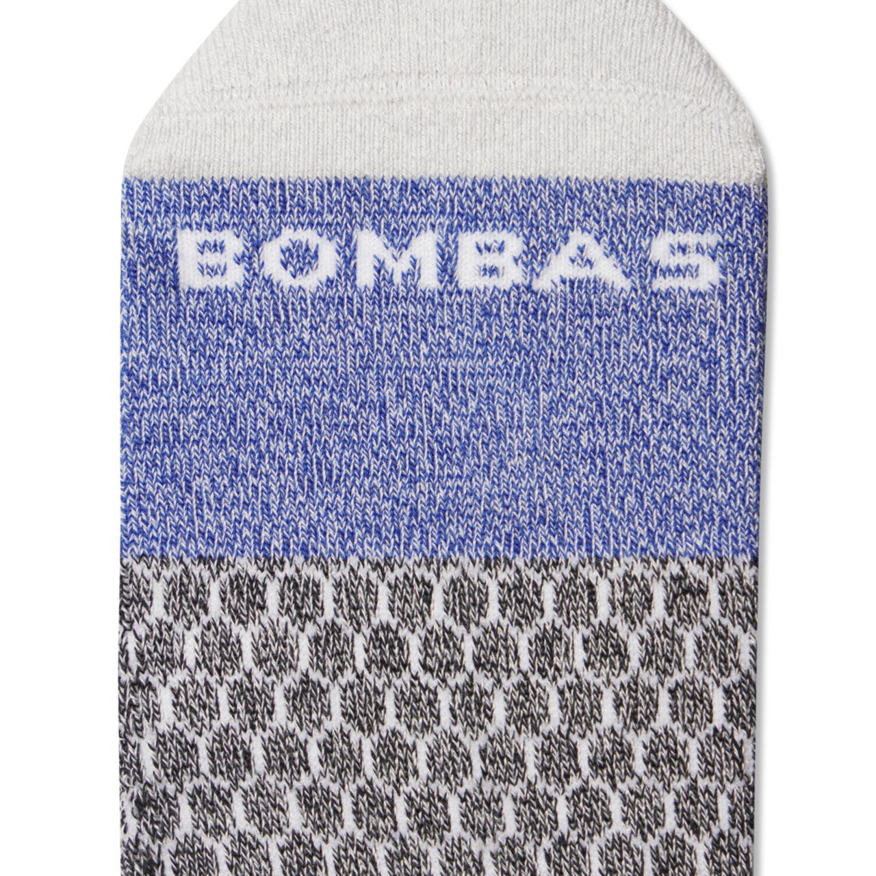 Tri-Block Ankle Sock - grey black royal blue MO1 [3628]