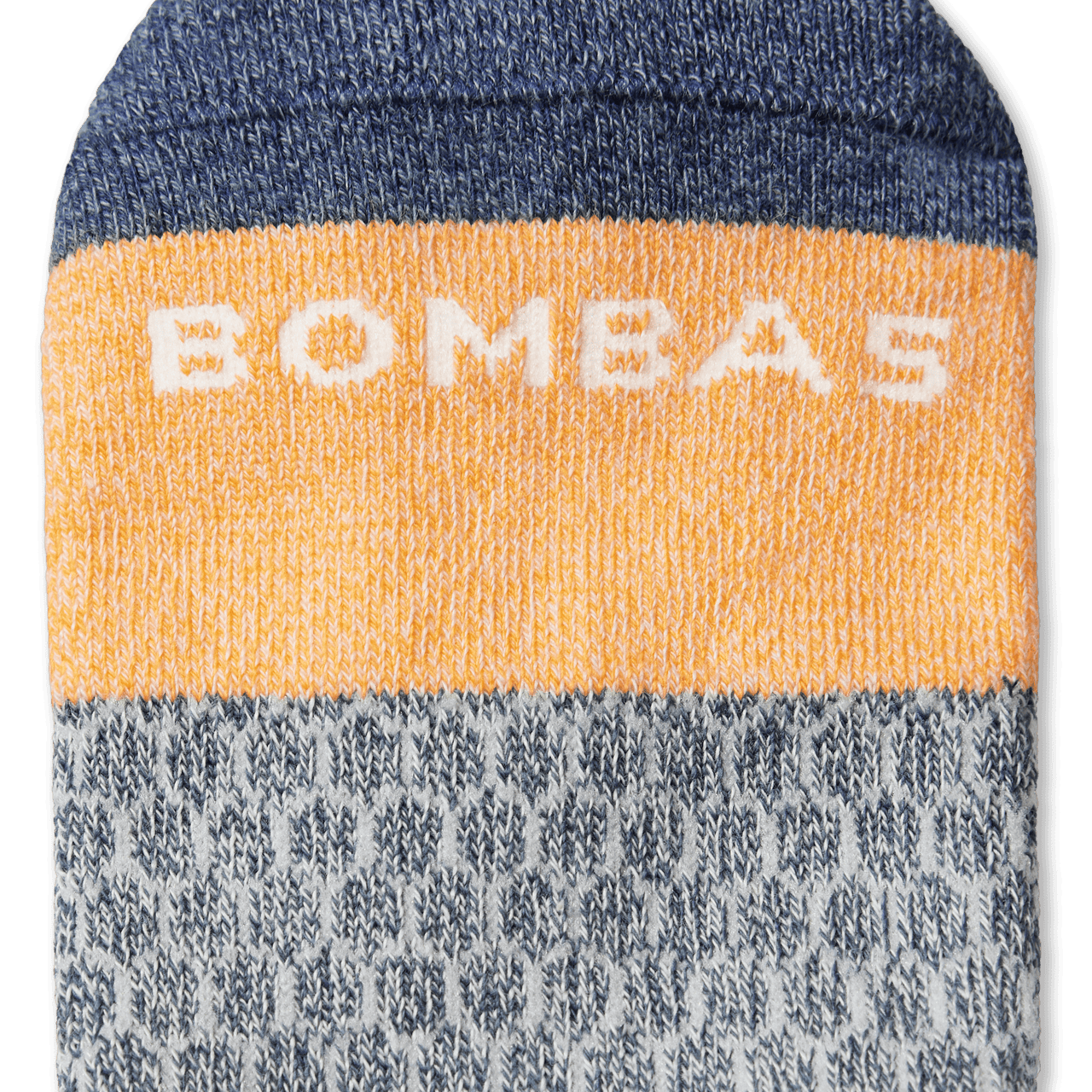 Youth Tri-Block Ankle Socks midnightnavy-storm-detail-4-transparent