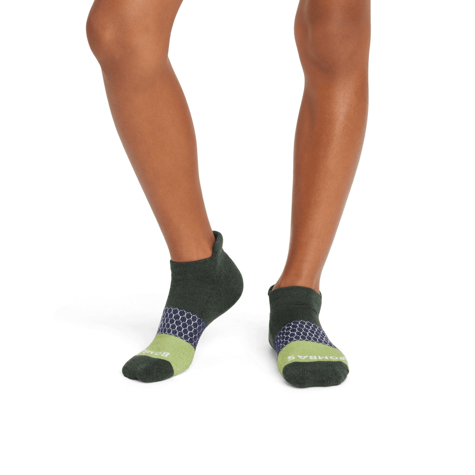 Youth Tri-Block Ankle Socks midnightolive-mossgrey--2-transparent