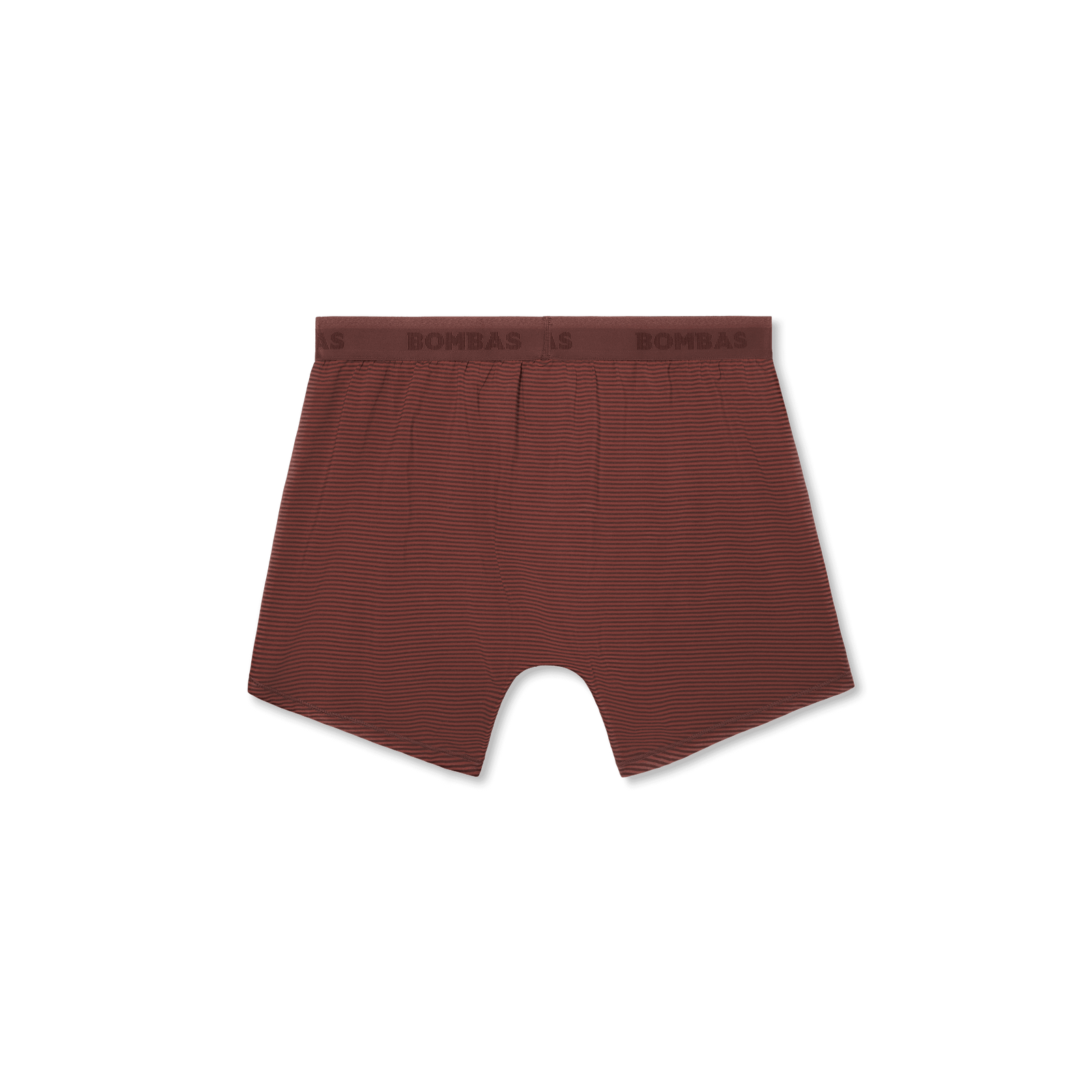 Men's Cotton Modal Blend Boxer - Dark Cocoa Dark Cedar Micro Stripe L Back [4230]