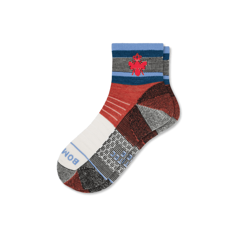 Cotopaxi x Bombas Merino Wool Blend Hiking Quarter Socks - Easy Everyday Wear