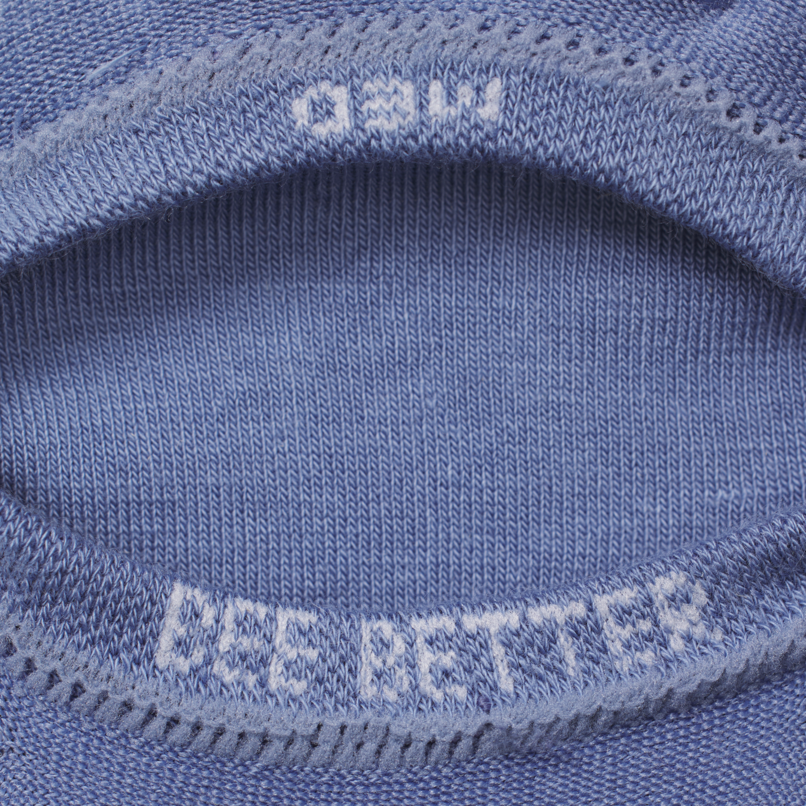 Lightweight No Show Socks - blue smoke Detail [4954]