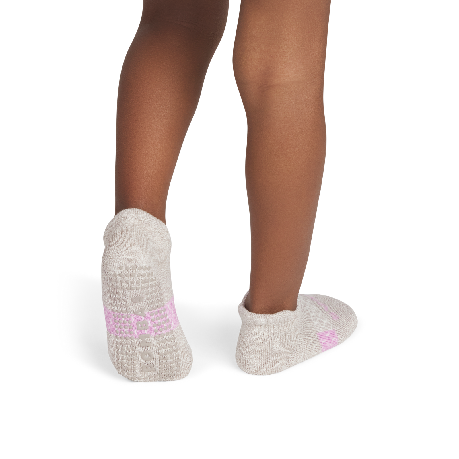 Marl Gripper Ankle Socks - Natural Taupe / Wildflower TO1 [7032]