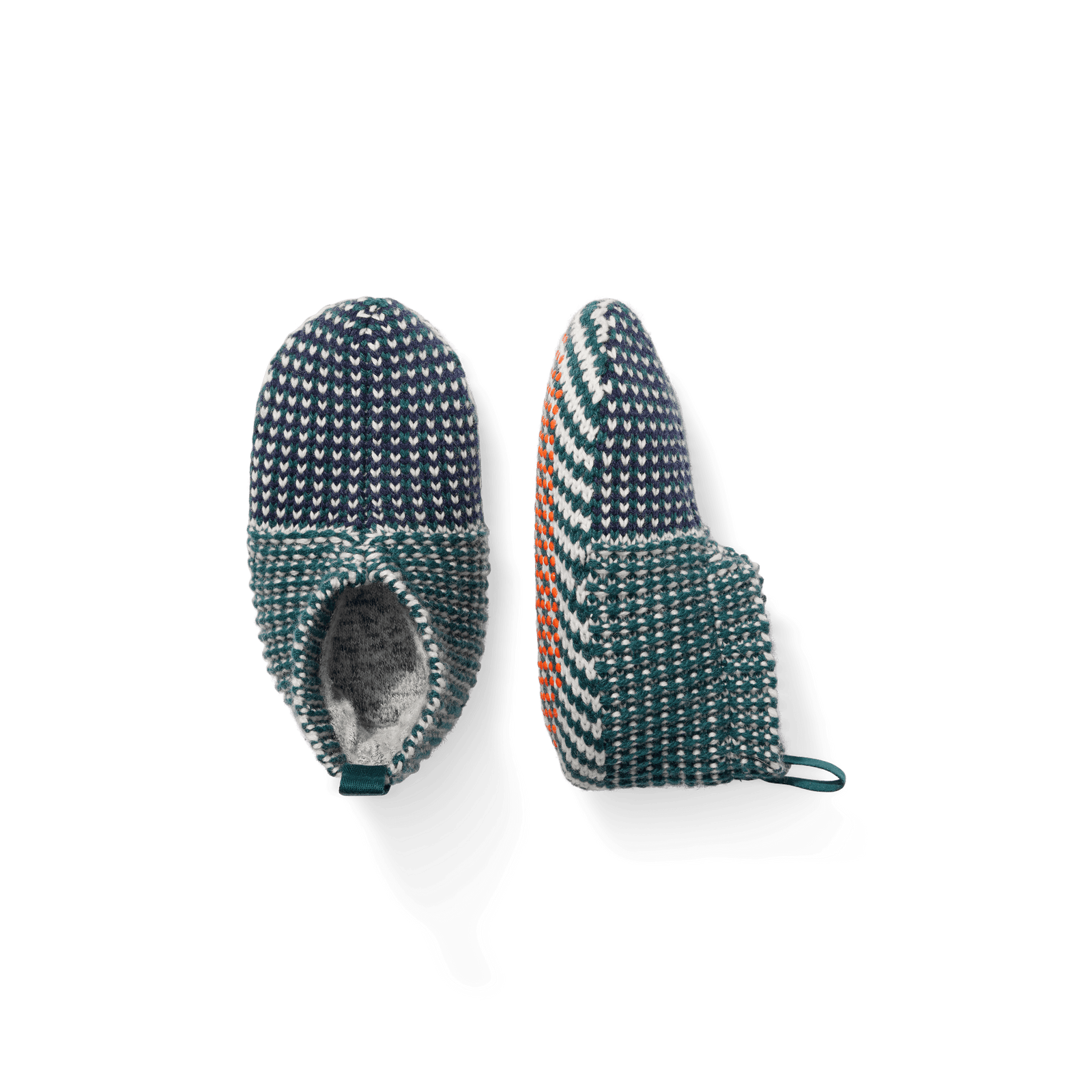 Toddler Birdseye Gripper Slipper Midnight Teal L