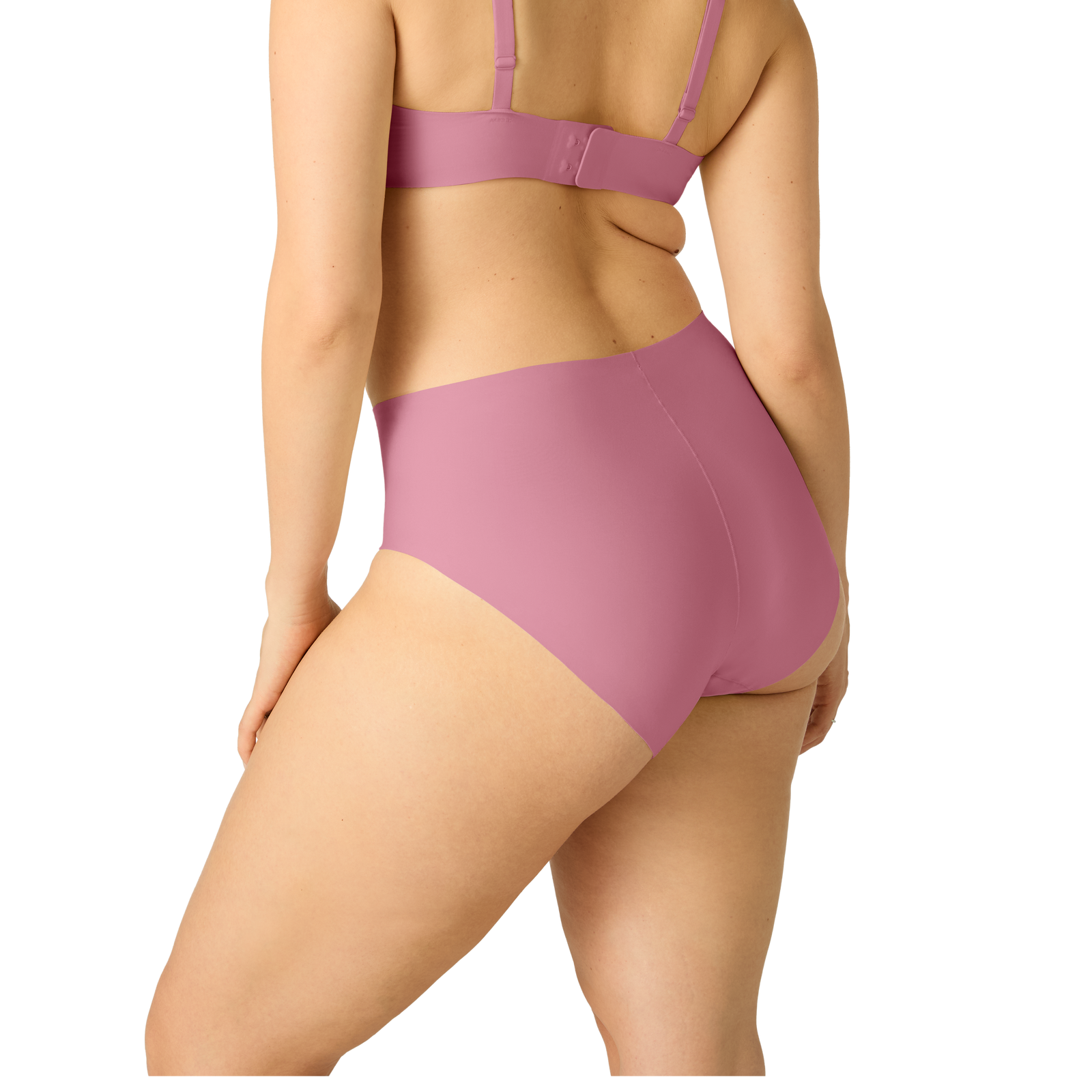 Women's No Show High Rise Brief - dried rose WO2 [7197]