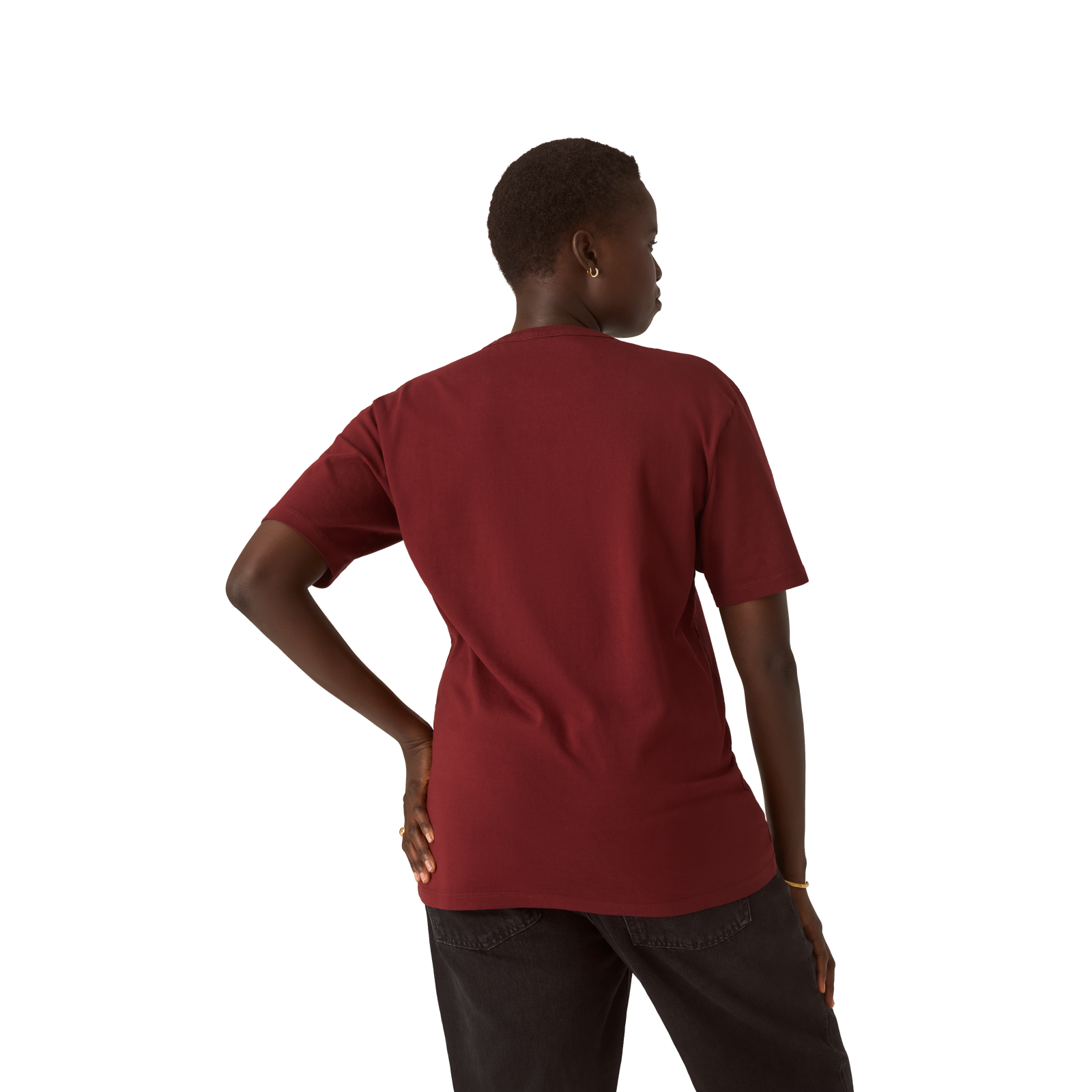 Premium Weight T-Shirt - Mahogany Red WO2 [7248]