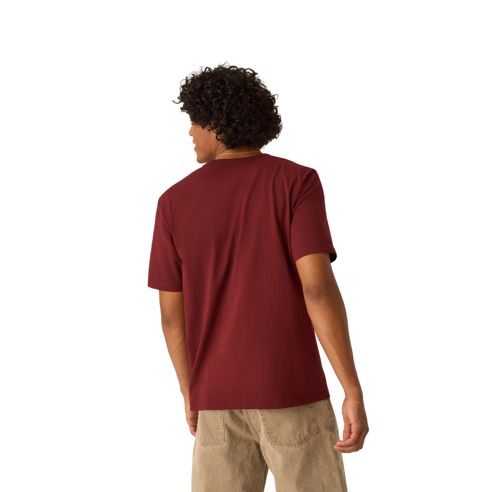 Men's Premium Weight T-Shirt - Mahogany Red MO2 [7248]