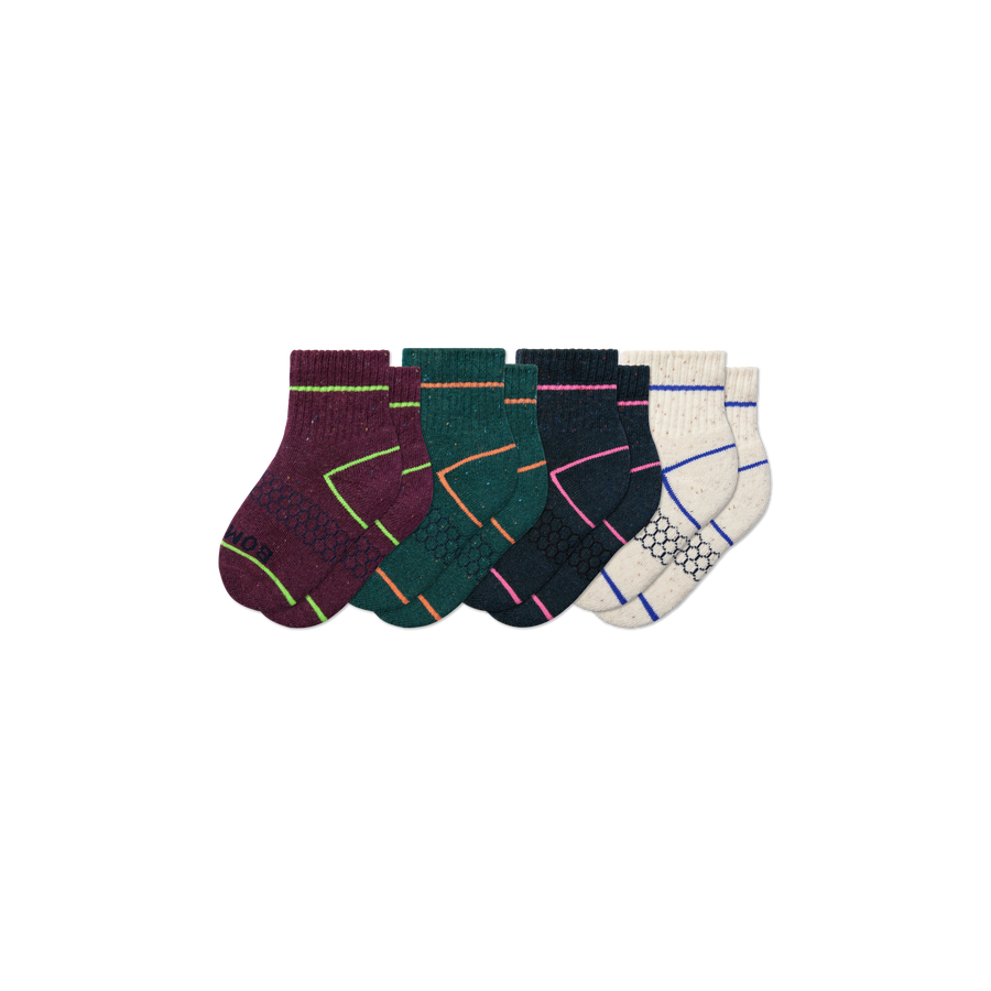 Toddler Donegal Calf Sock 4-Pack - Smooth Court Pair