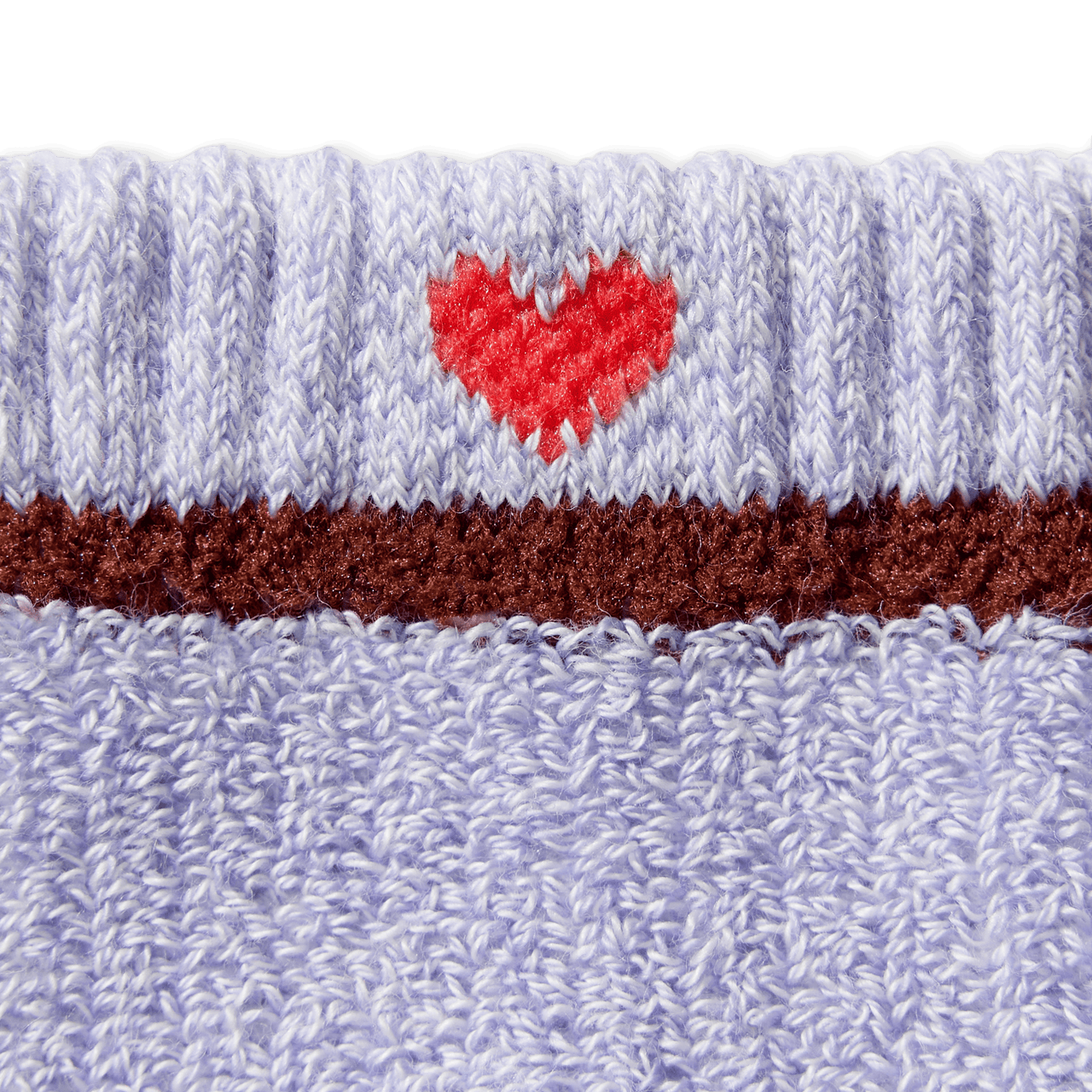 Toddler Cotton Terry Calf Socks lightpurple-softwhite-detail-4-transparent