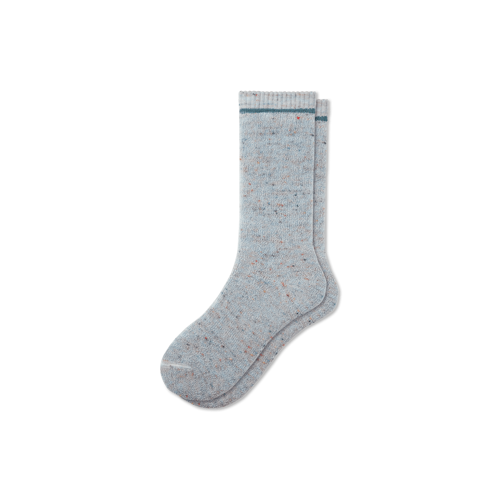 Merino Wool Blend Terry Socks Frost Blue L