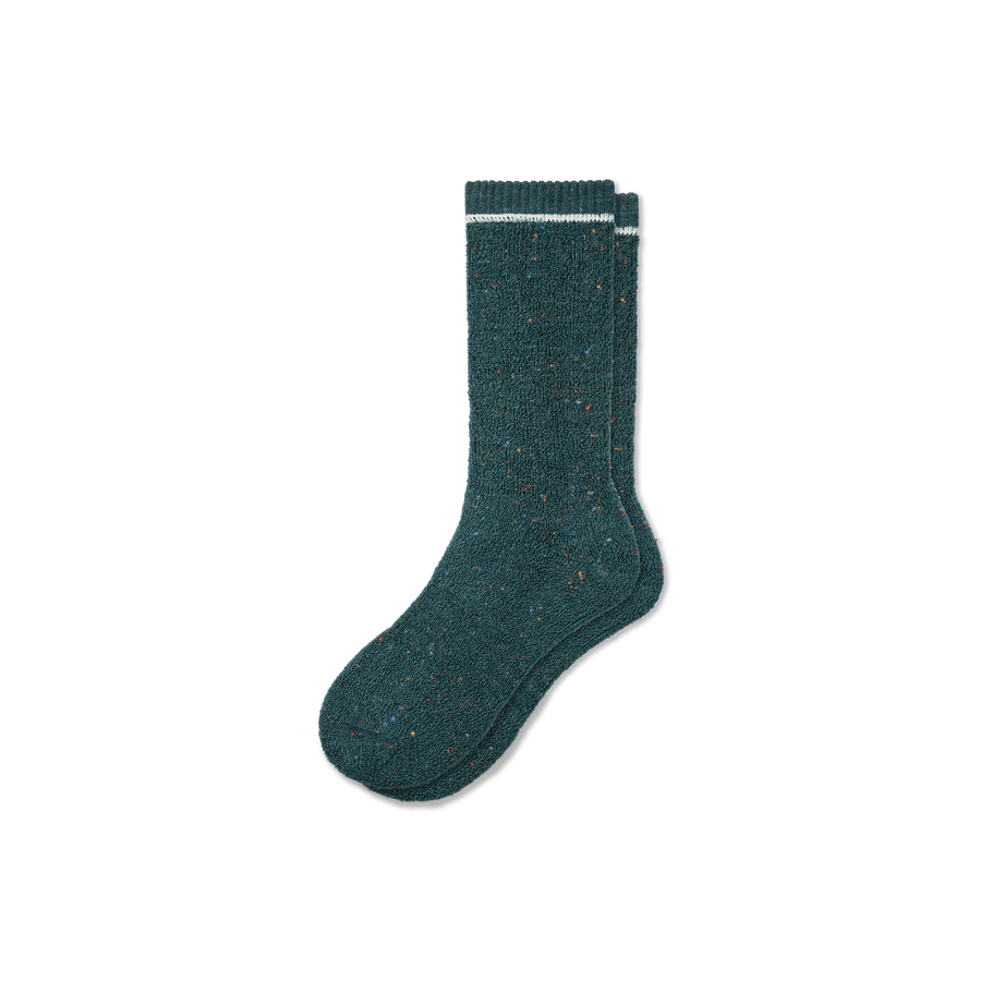 Women's Merino Wool Blend Terry Socks - Light Crew Step