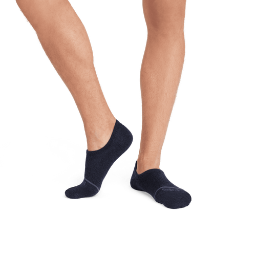 Lightweight Merino Wool Blend No Show Navy MO2