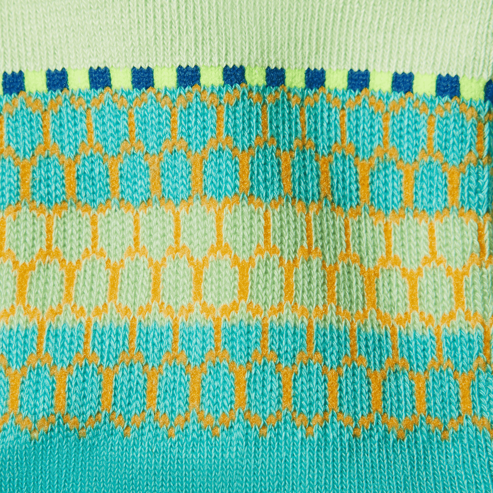 Black Hive Collection Ankle Aqua Mint Detail