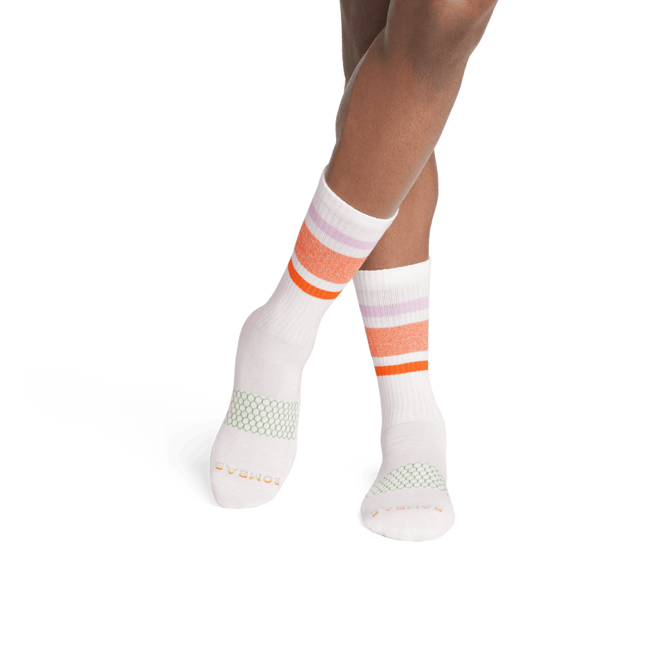 Pride Vintage Stripe Calf Bright Orange MO1