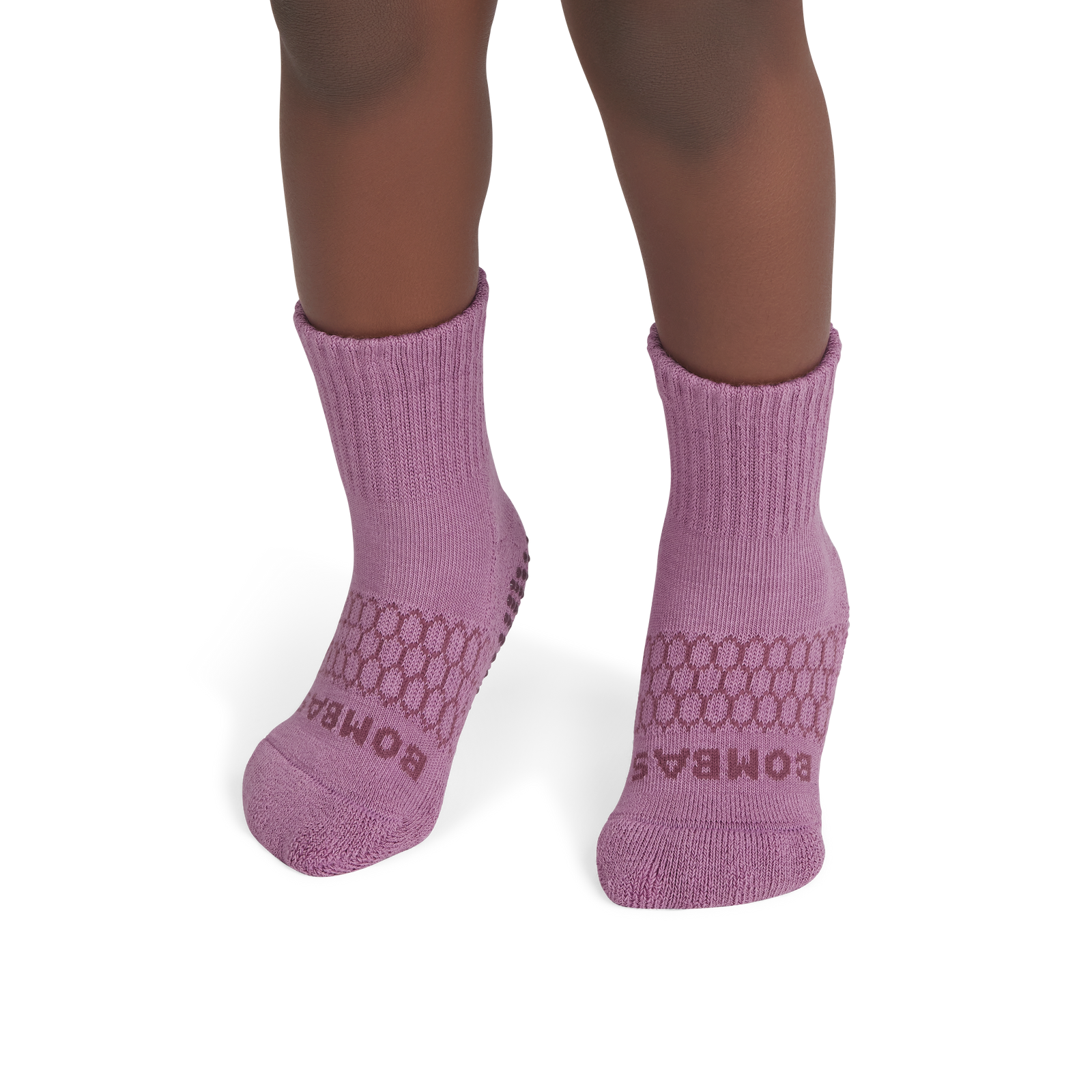 Toddler Gripper Calf Socks - mauve berrydusk TO1 [7579]