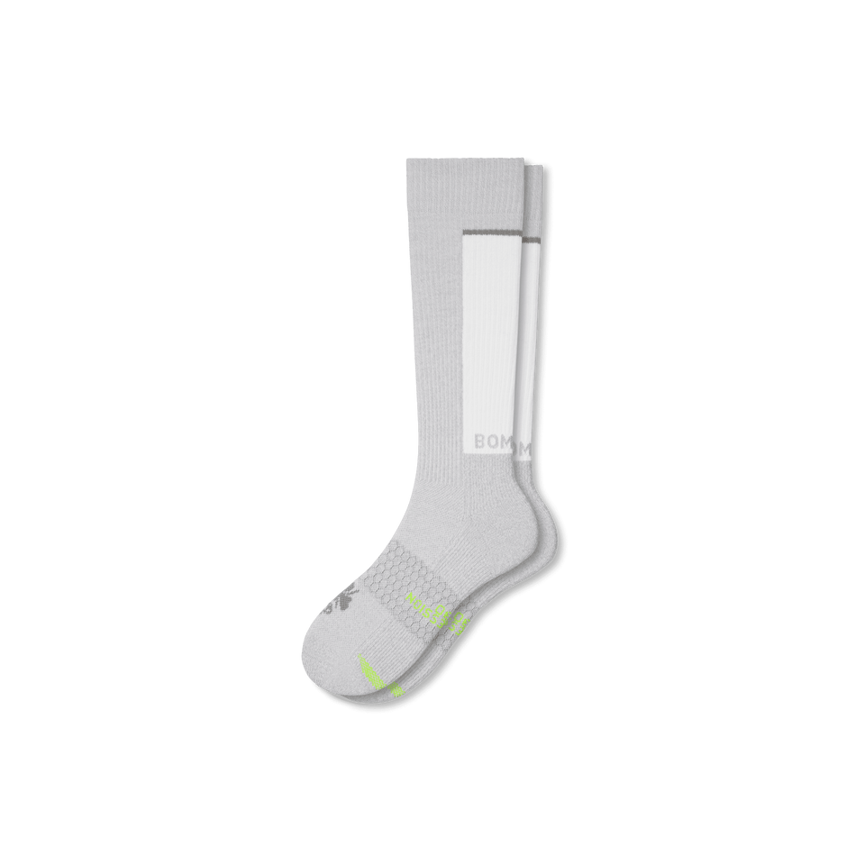 Performance Compression Knee High Socks (20-30mmHg) Light Grey L