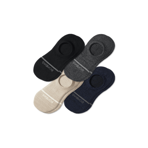 Lightweight Merino Wool No Show Socks - mixed