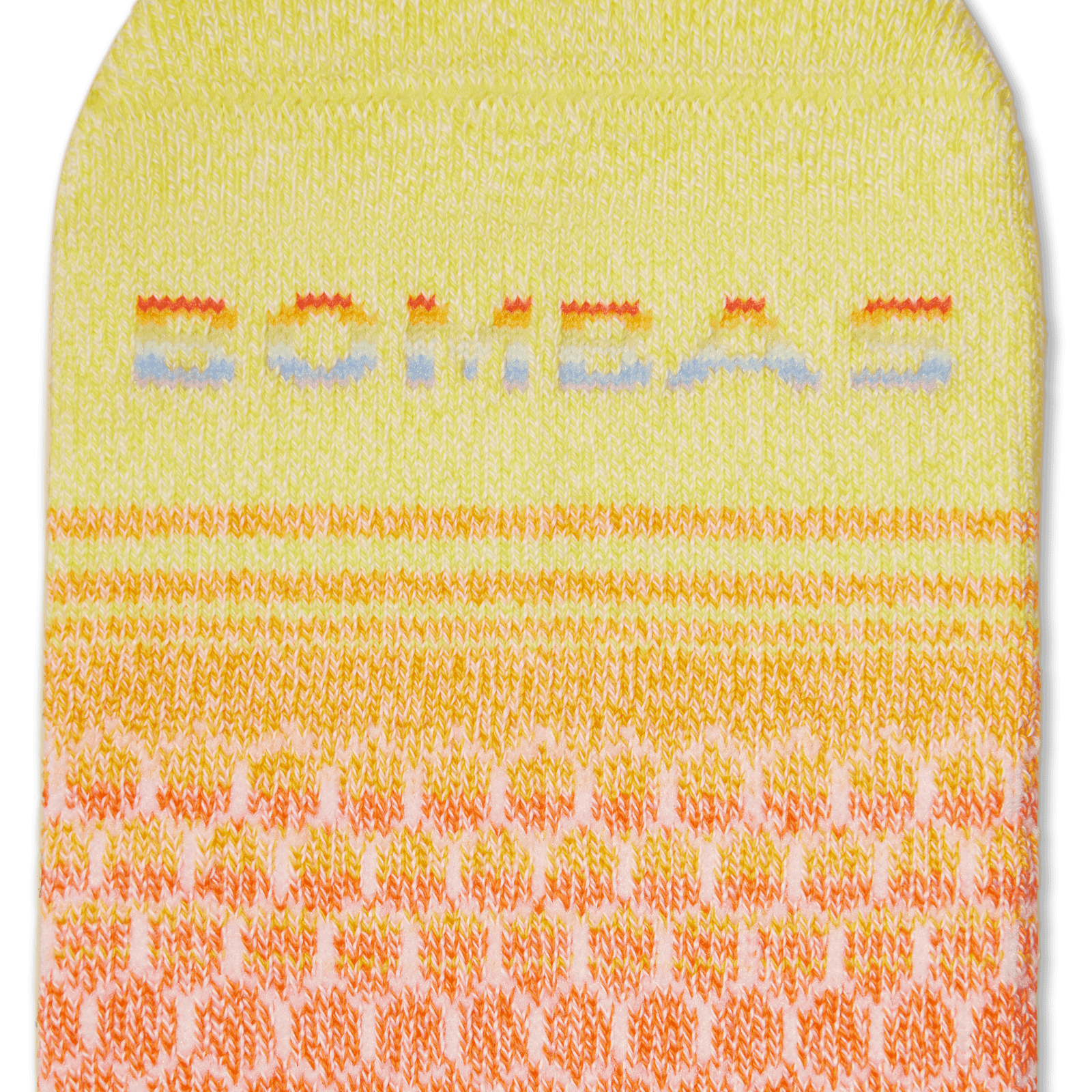 Pride Marl Ombre Ankle Bright Orange Detail