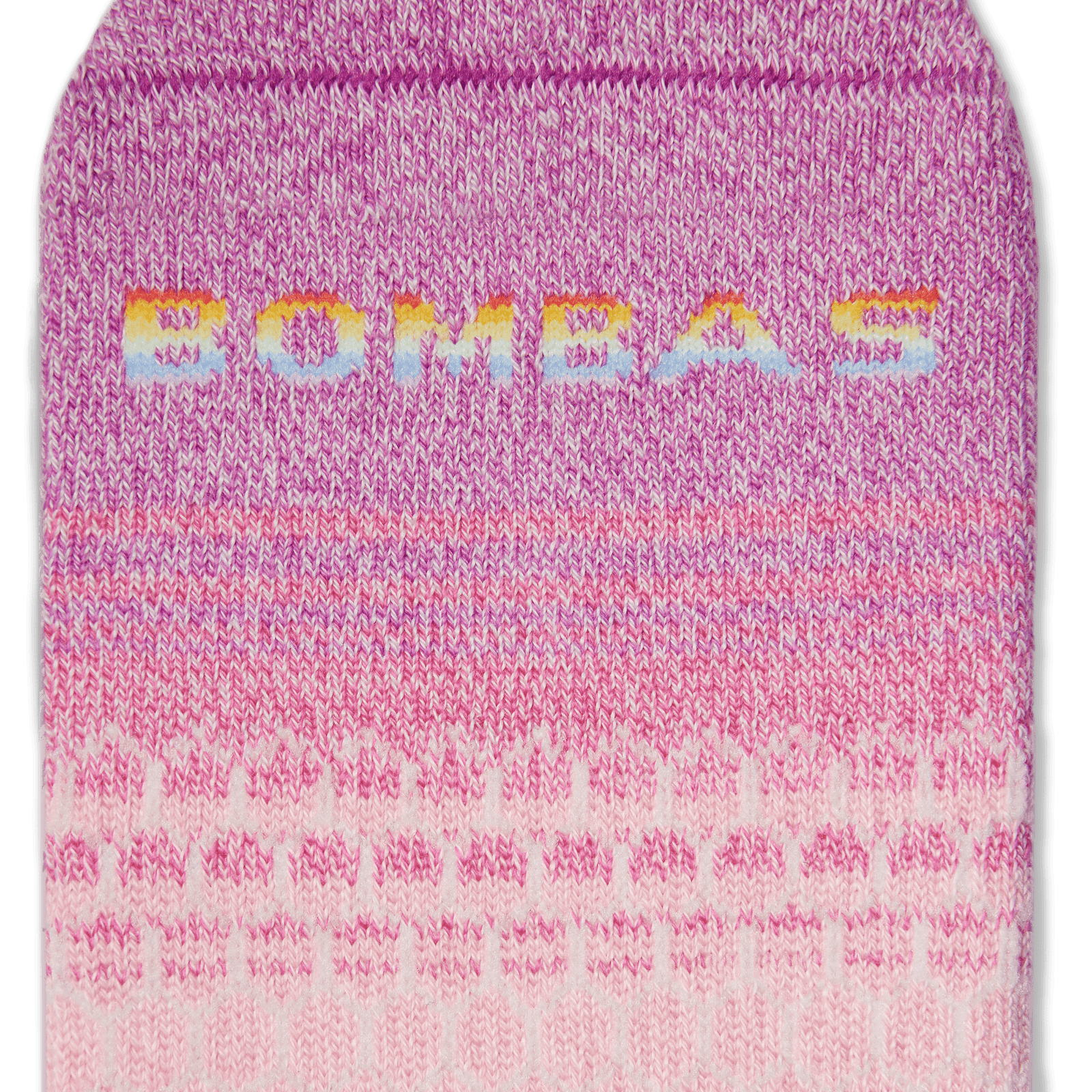Pride Marl Ombre Ankle Pink Lotus Detail