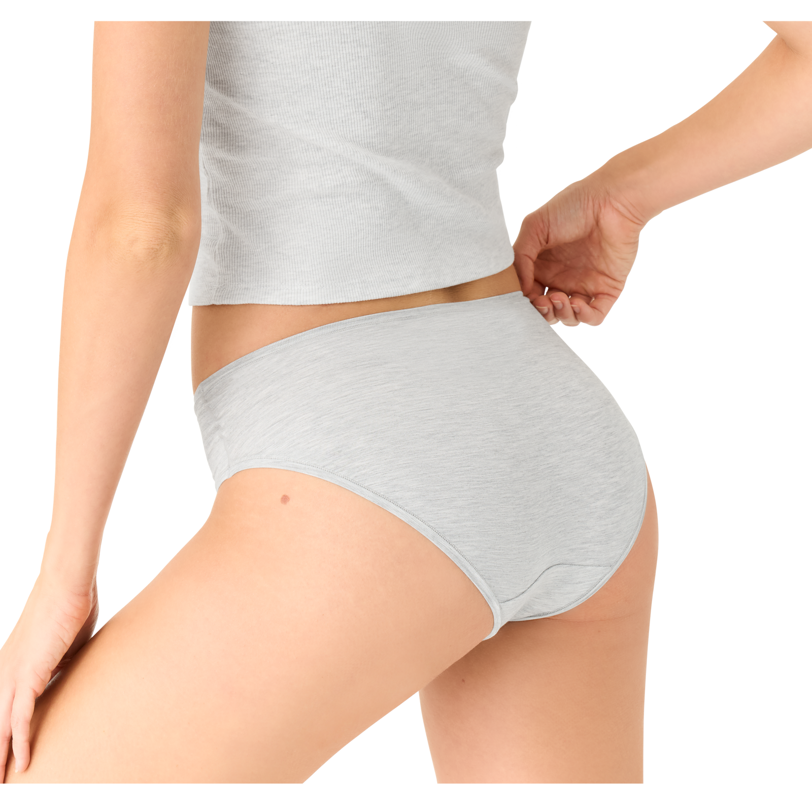 Women's Super Soft Brief - Varsity Grey Heather WO2 [7706]