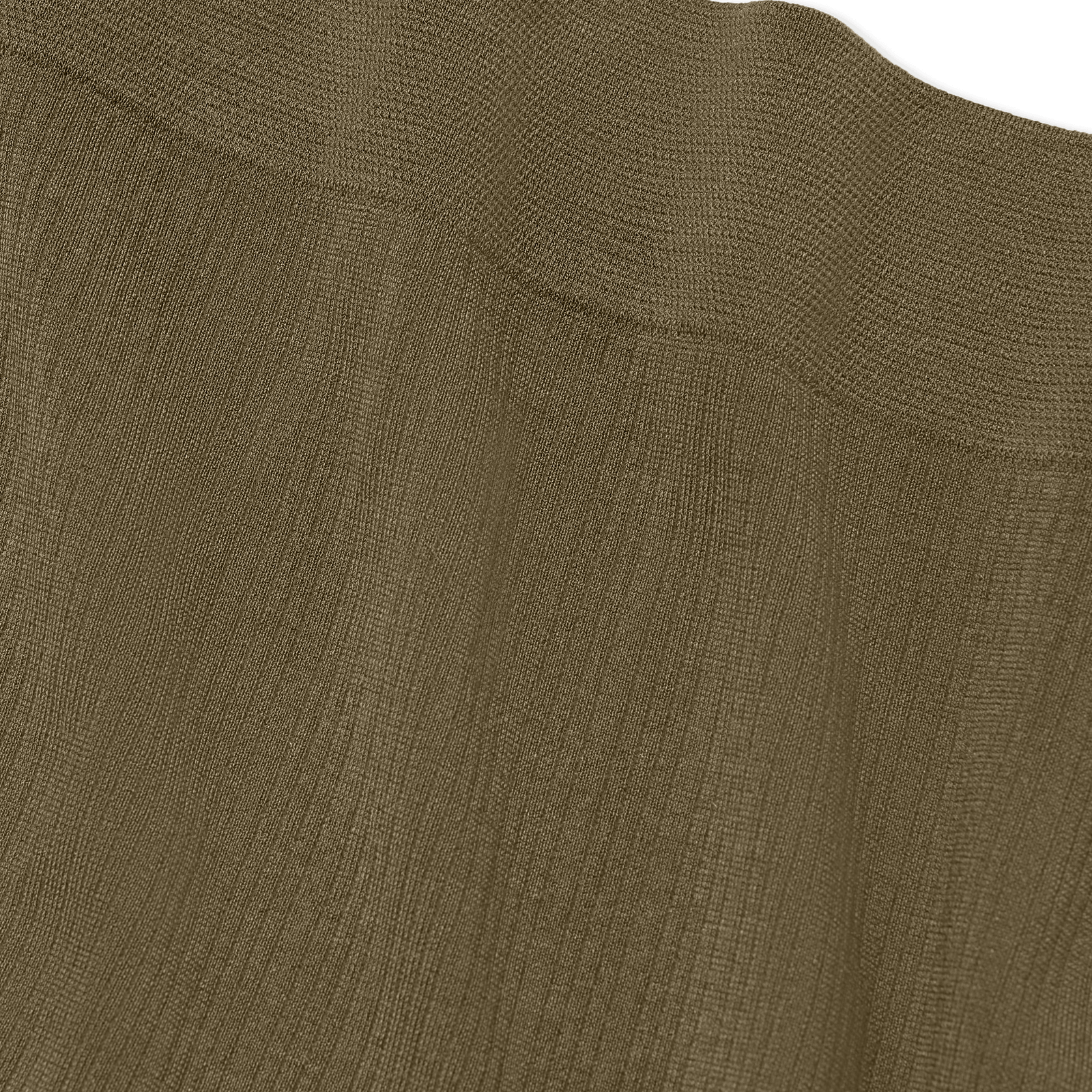 Women's Ribbed Seamless High Rise Brief - Green Olive Detail [7718]