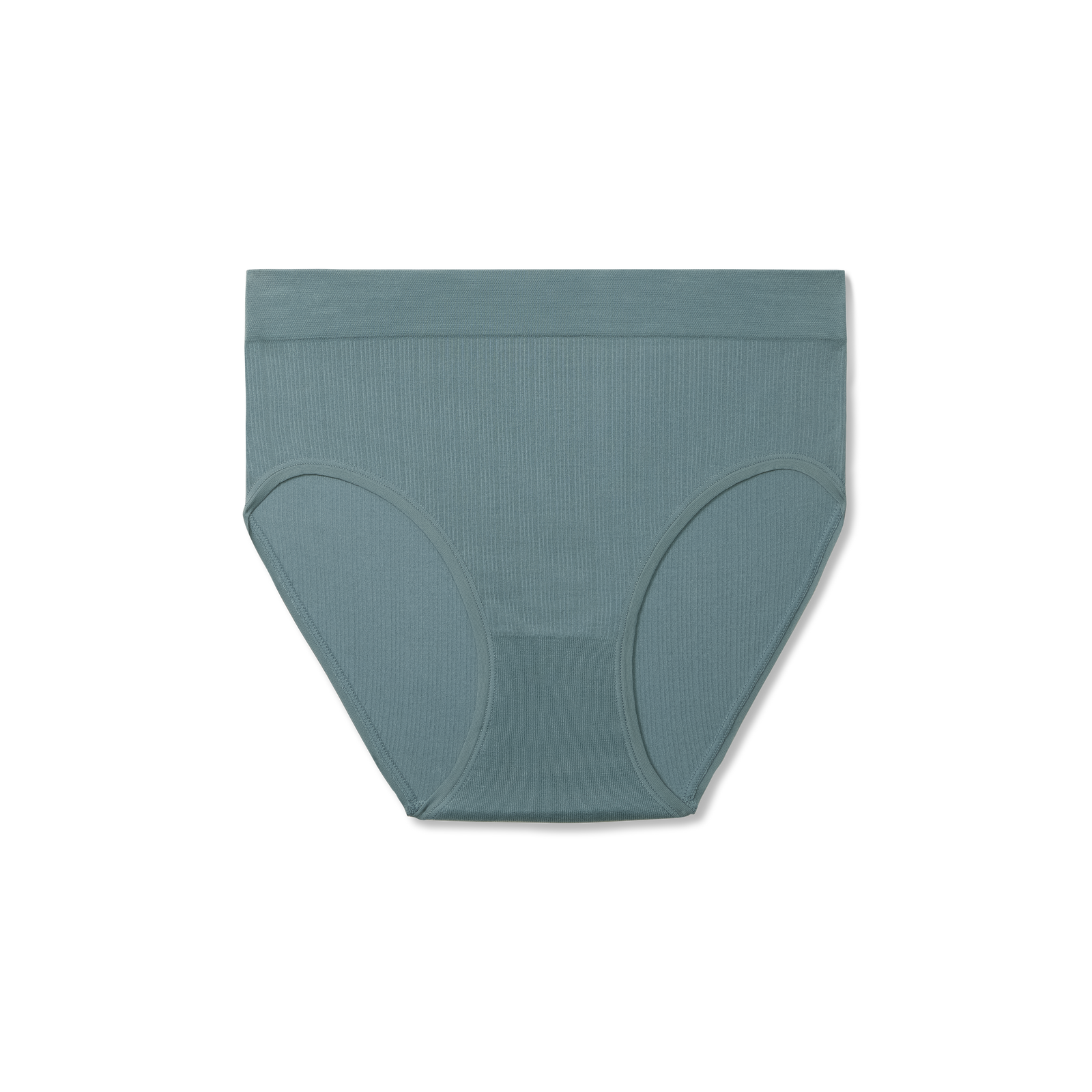 Women's Seamless High Rise Brief - Grey Surf L [7718]