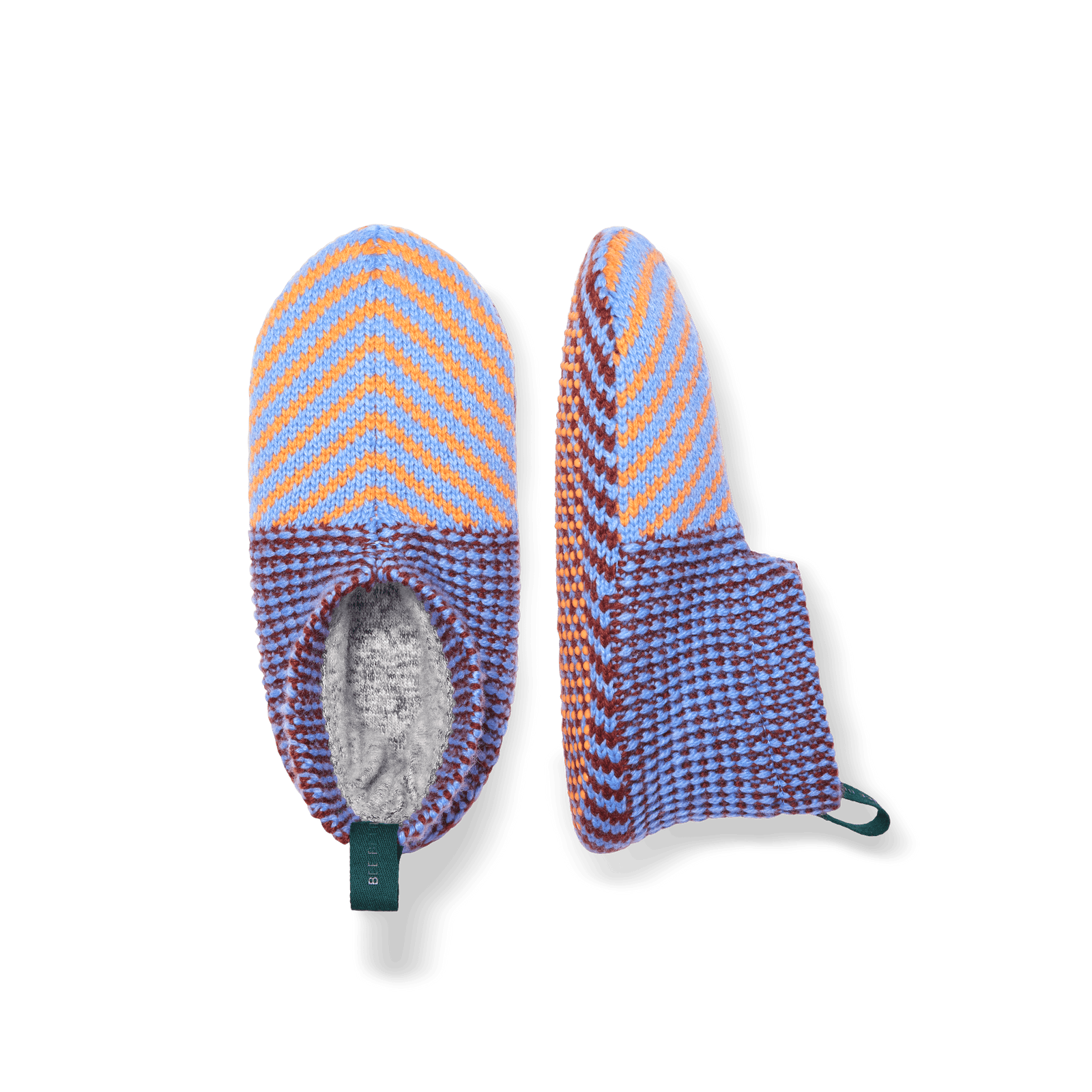Youth Chevron Gripper Slipper - Chalk Blue L [7721]