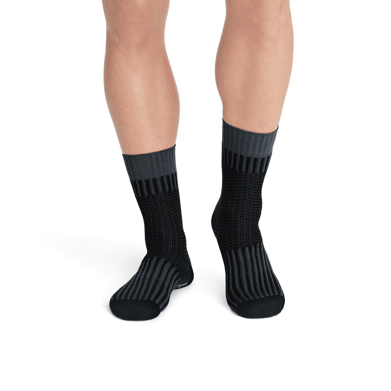 Dress Calf Socks black-mossgrey-2-transparent