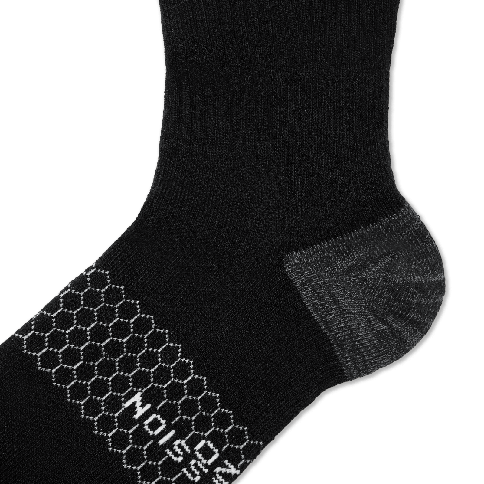 Everyday Compression Knee High Socks (15-20mmHg) - Black - Detail [7759]