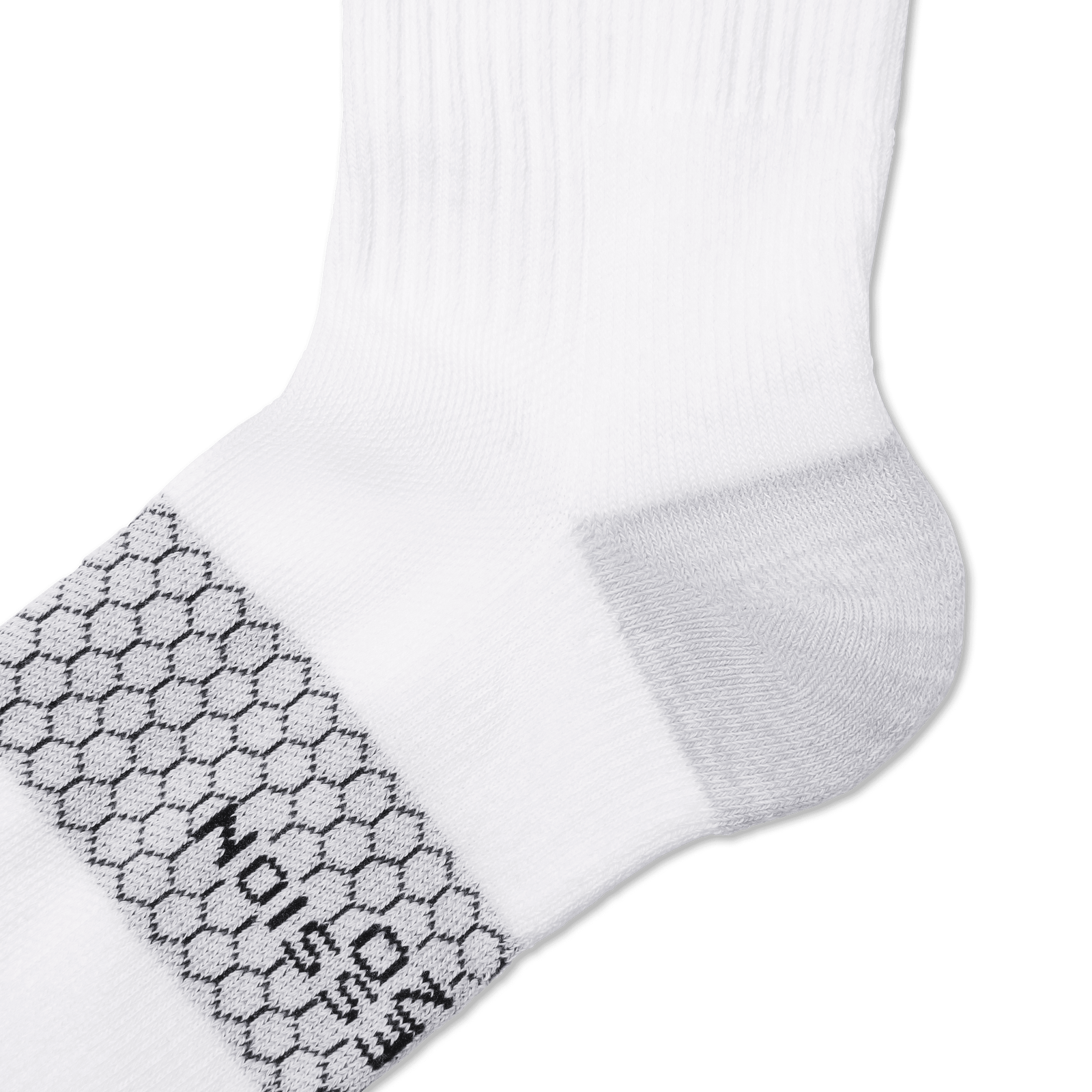 Everyday Compression Socks (15-20mmHg) - White Detail [7759]