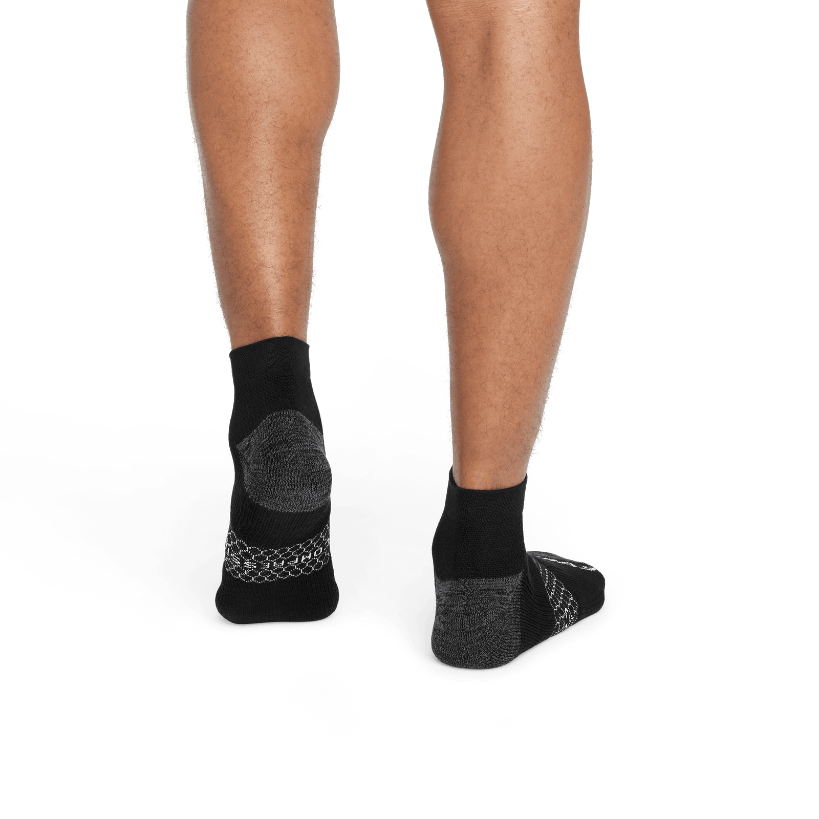 Ankle Compression Socks - Black - MO2 [7761]
